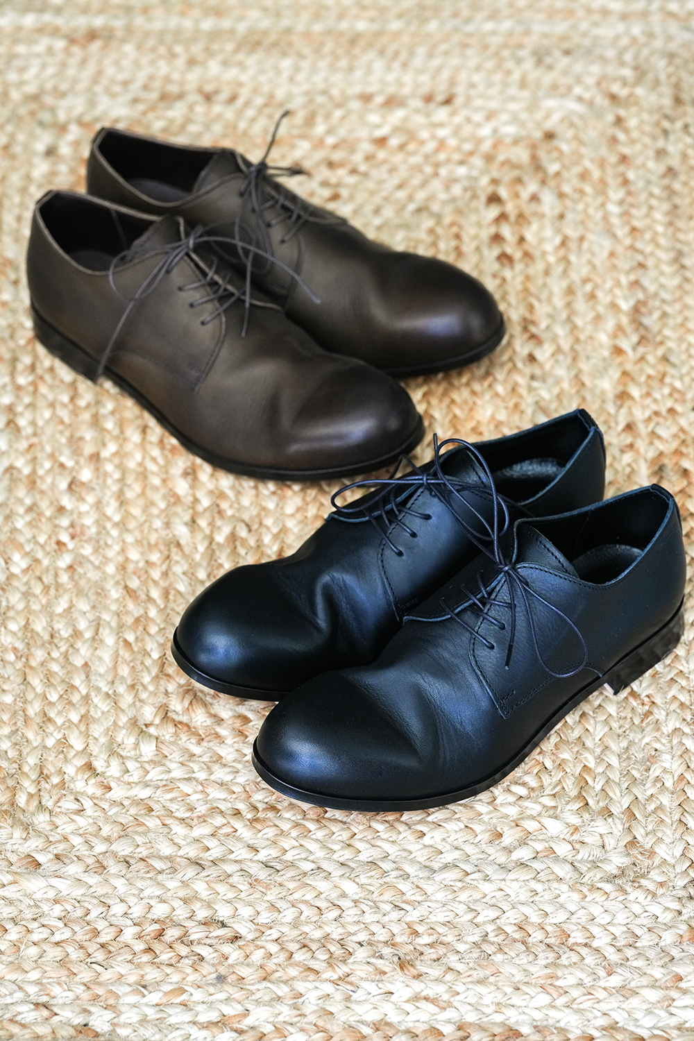 DERBY PLAIN TOE SHOES JACK