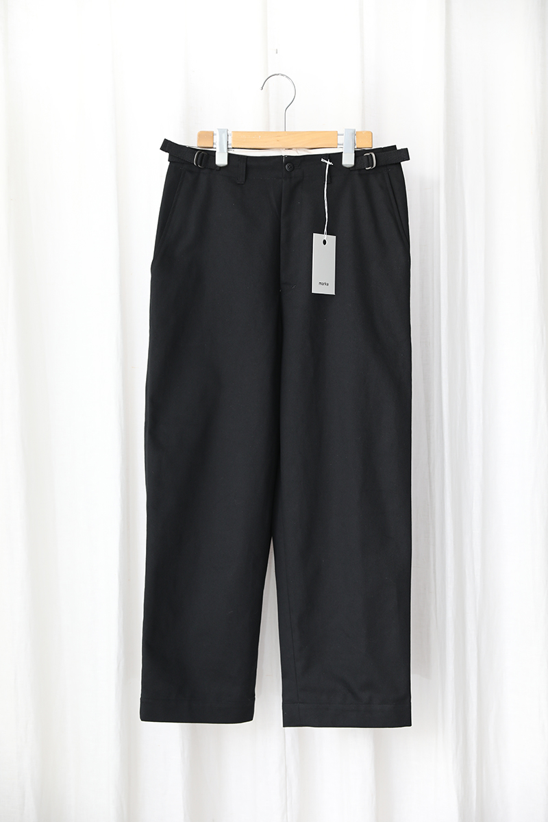 ORGANIC COTTON DRILL SIDE ADJUST TROUSERS