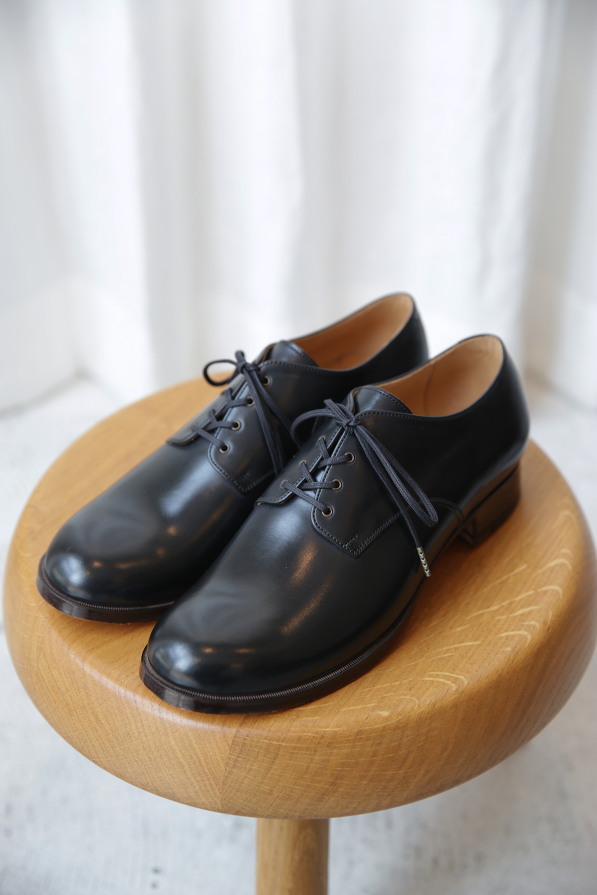 Blucher plain toe 4 hole/Baby calf mckay | ANOTHER LOUNGE
