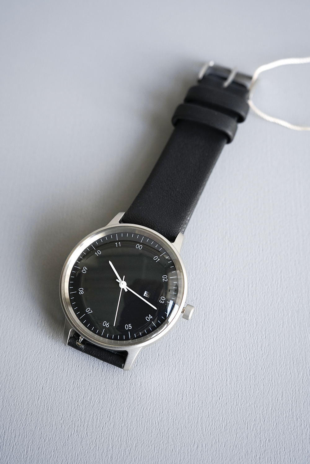 SK01/SS Silver Honing Finish / BLACK DIAL