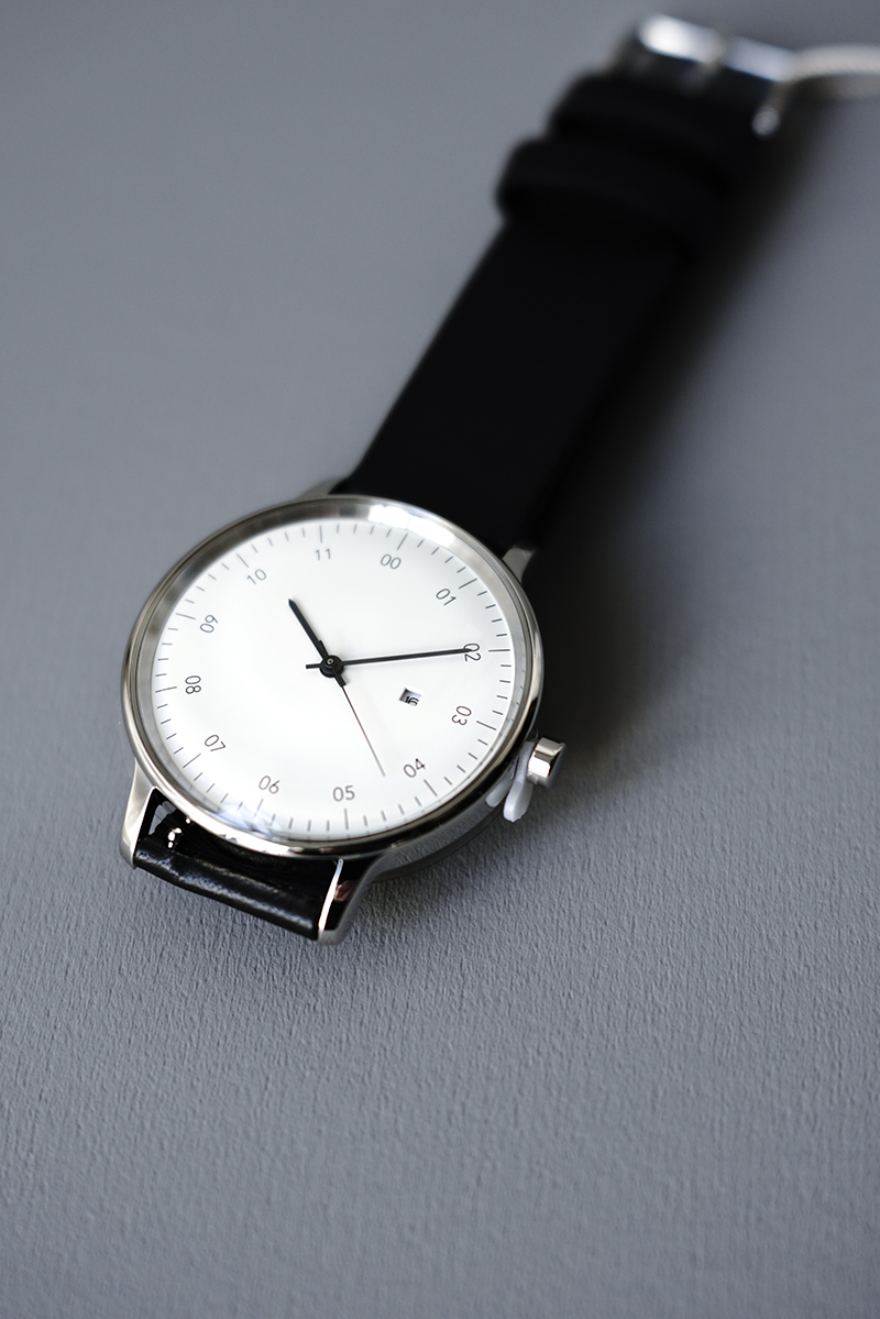 SK01/SS Silver Mirror Finish / WHITE DIAL
