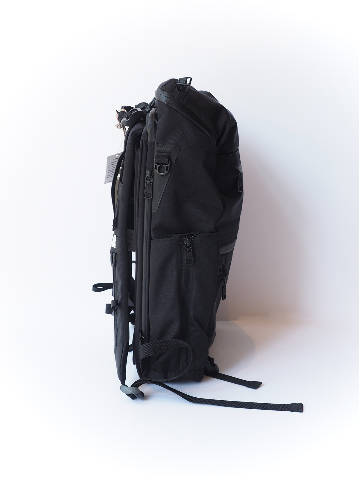 CORDURA®ラウンドZIP リュック トラベル 1103-006-BLK