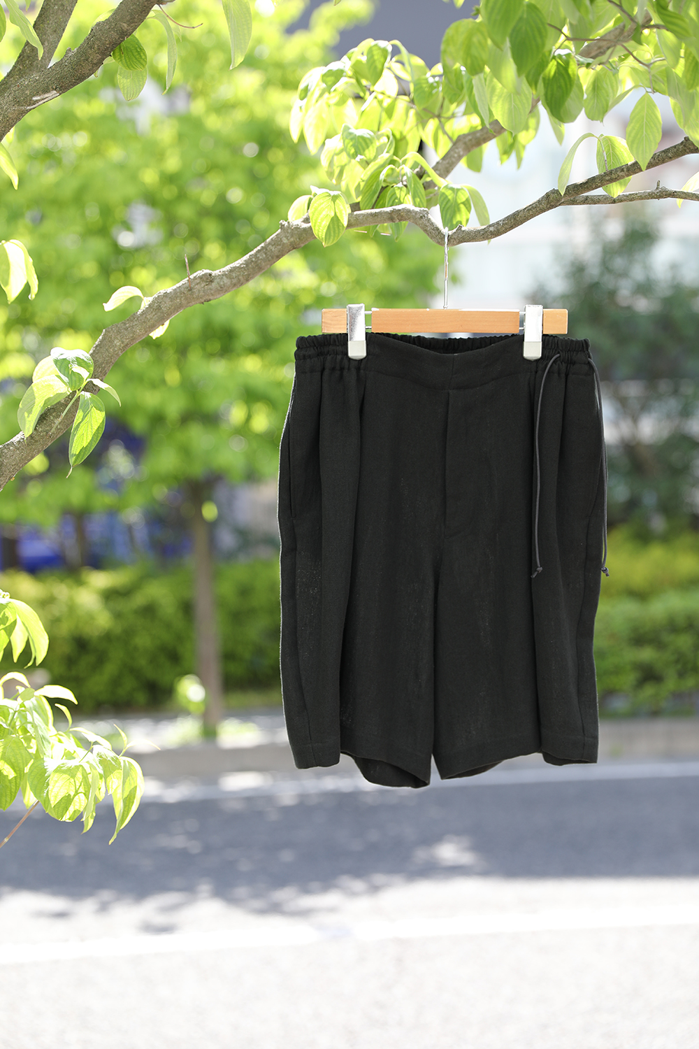 my beautiful landlet」LINEN WIDE SHORT PANTS、SALE 30% OFF