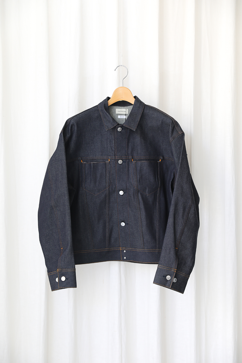 Rigid Denim Wide 3rd Type Jacket