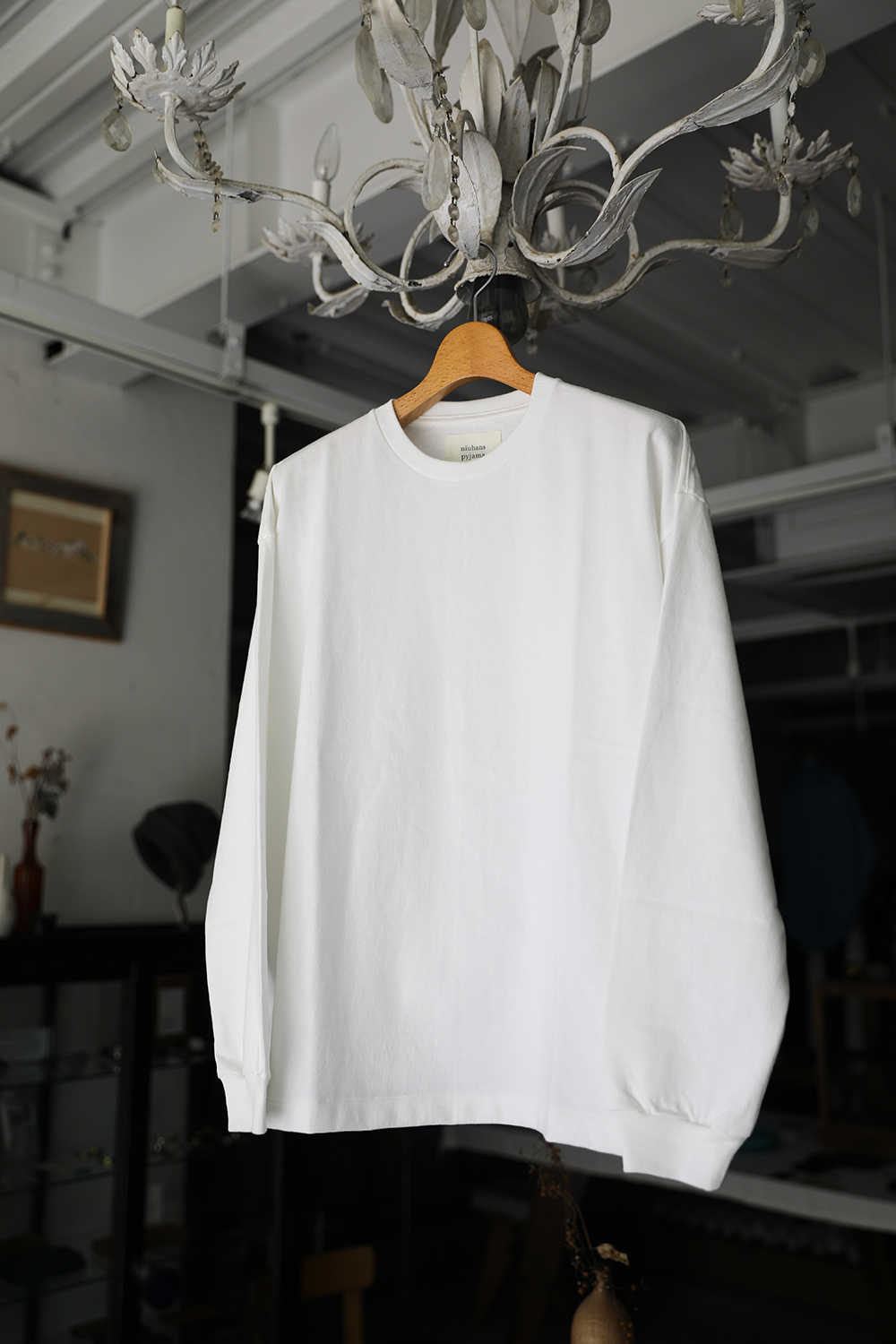 Dry Touched Cotton L/S Pyjama Tee
