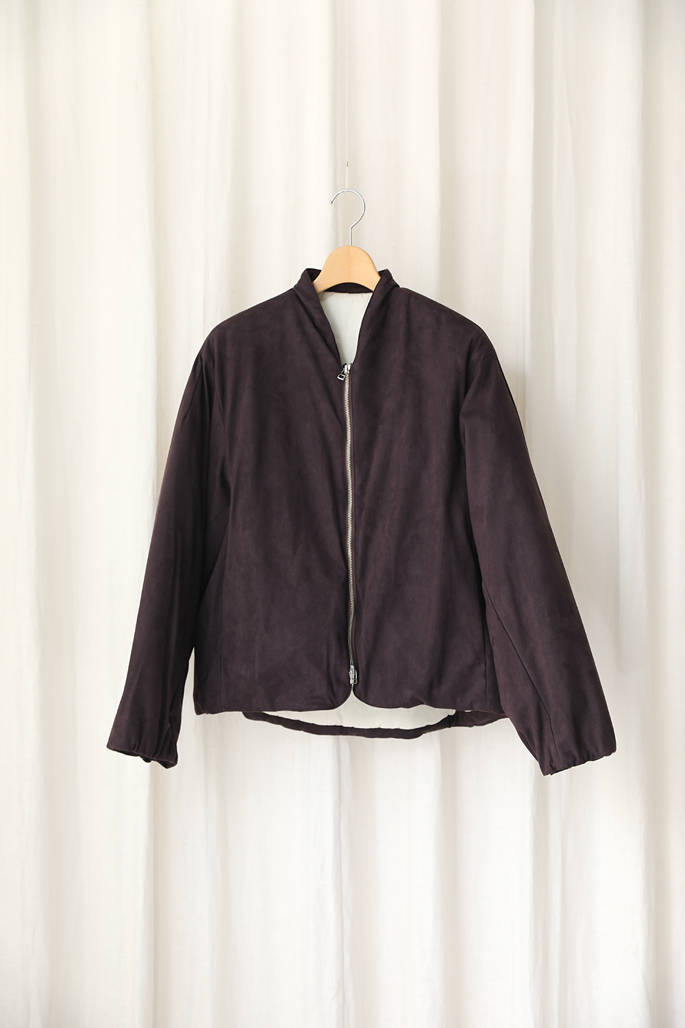 URU FAKE LEATHER - ZIP UP BLOUSONuru