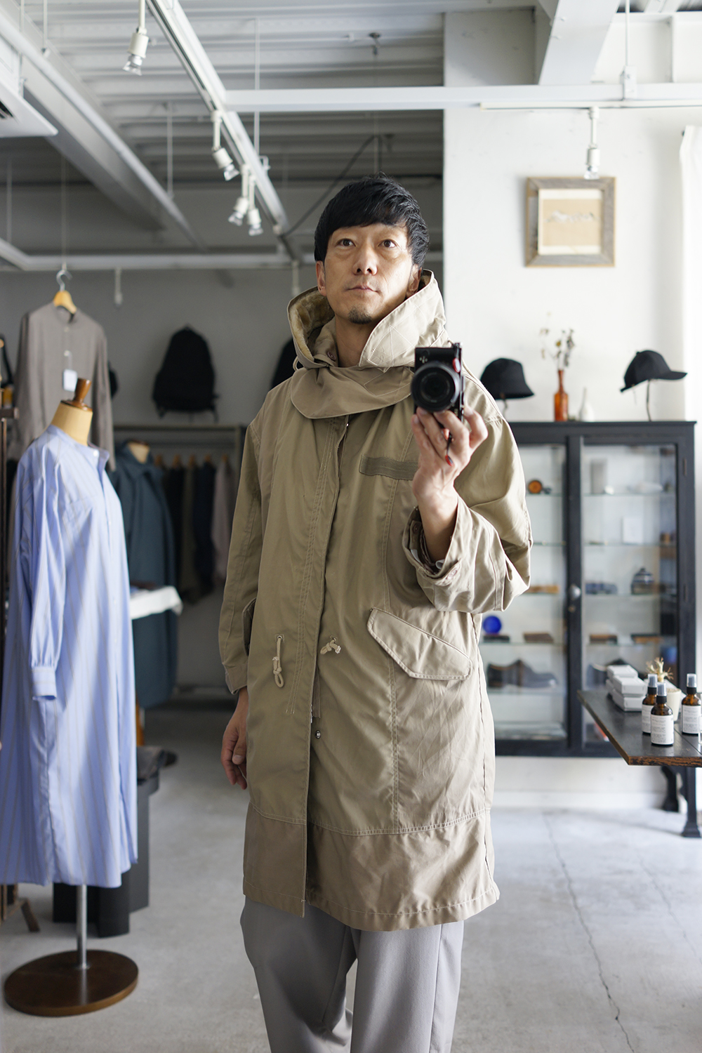 seeall シーオールRECONSTRUCTED MILITARY PARKA - モッズコート