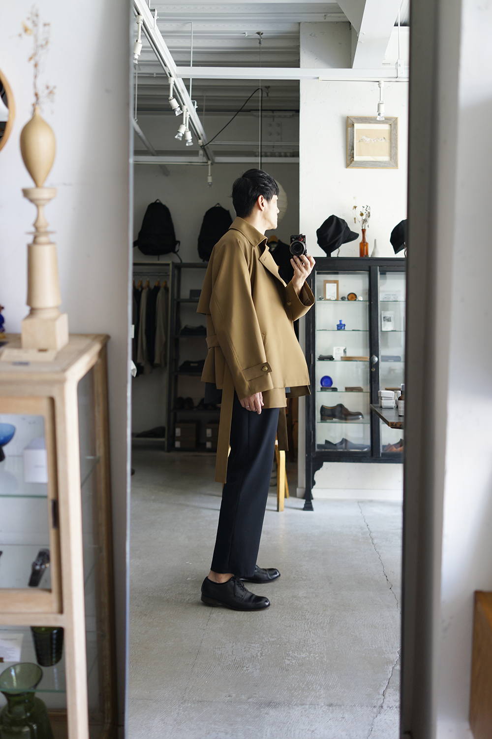 Blanc YM」Short trench coat | ANOTHER LOUNGE