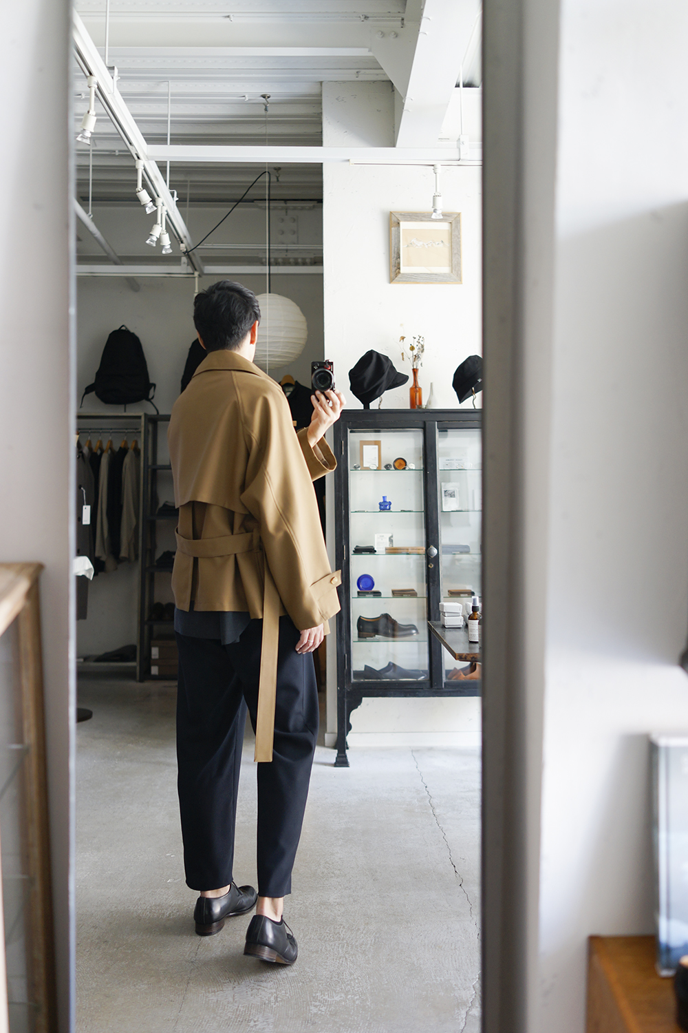 Blanc YM」Short trench coat | ANOTHER LOUNGE