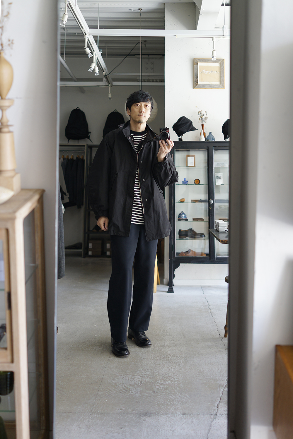 ATON」AIR VENTILE SHORT MODS COAT | ANOTHER LOUNGE