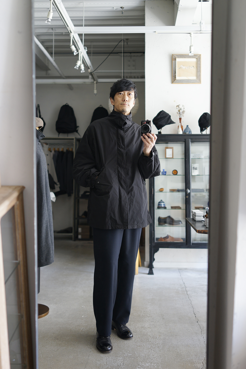 ATON」AIR VENTILE SHORT MODS COAT | ANOTHER LOUNGE