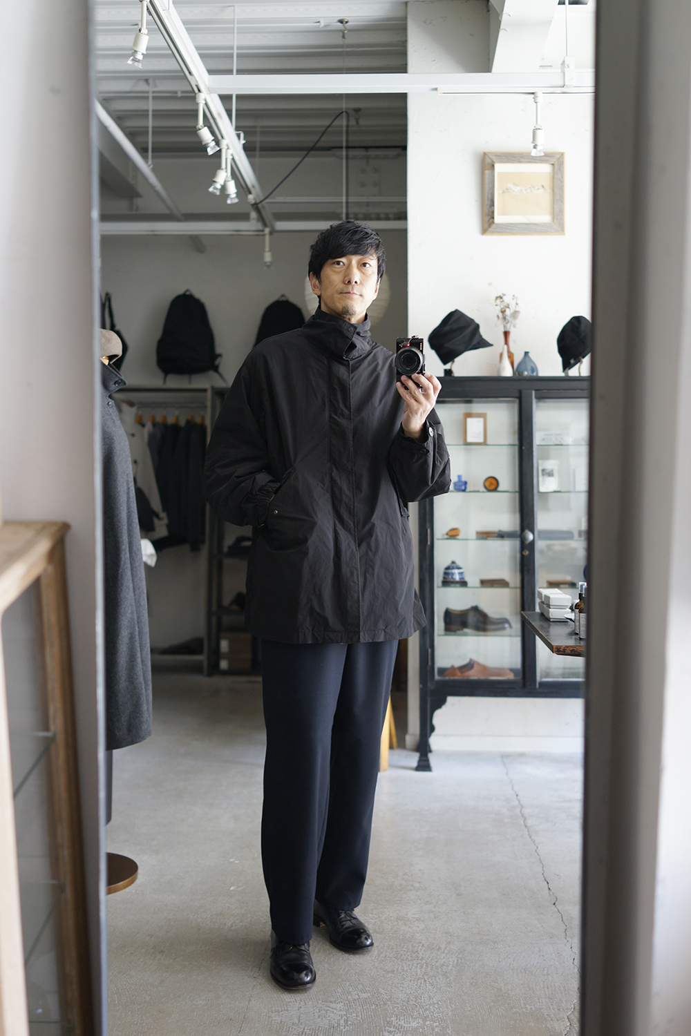 美品 21aw air ventile short mods coat - モッズコート