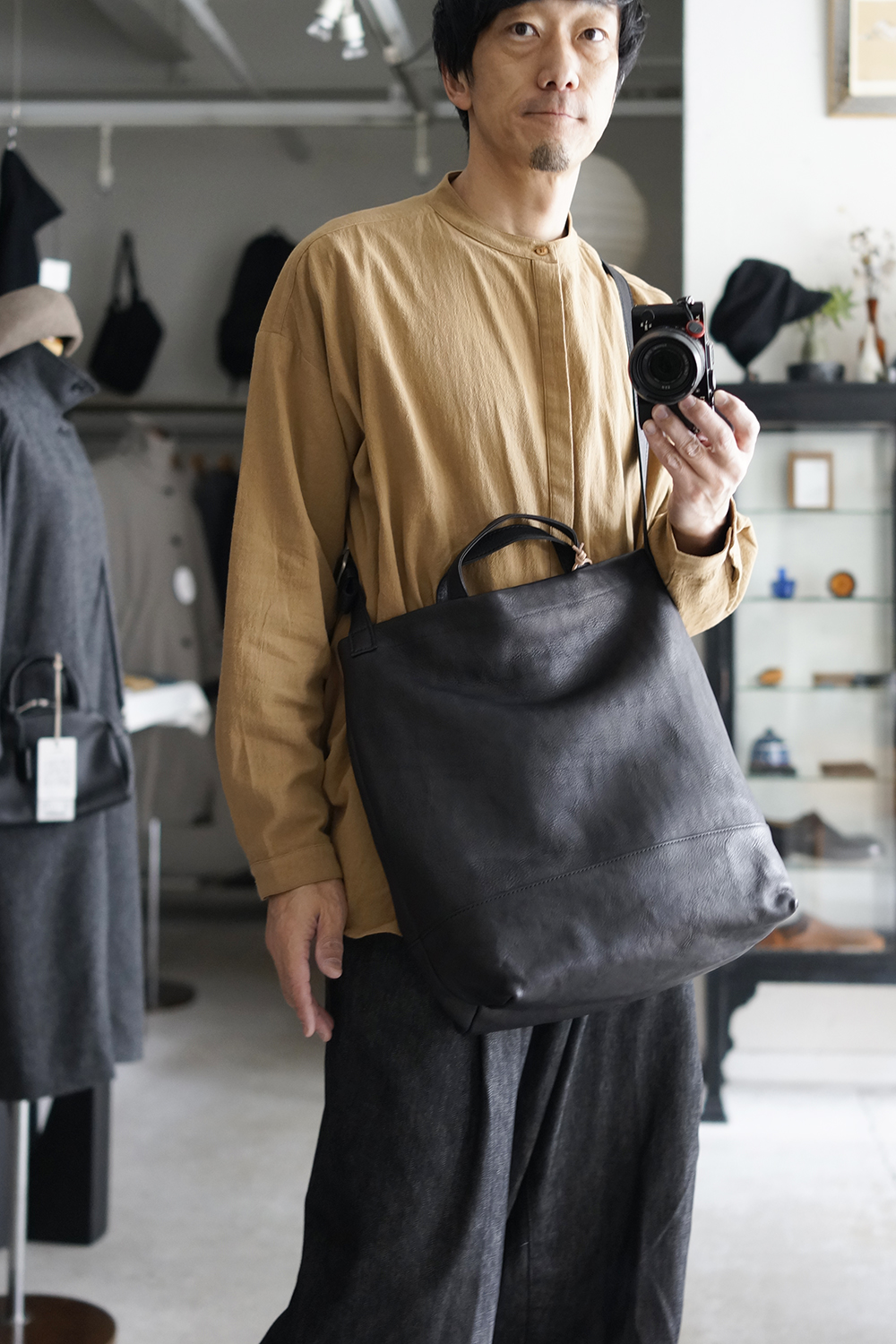 SLOW(スロウ) bono mini shoulder bag ブラック