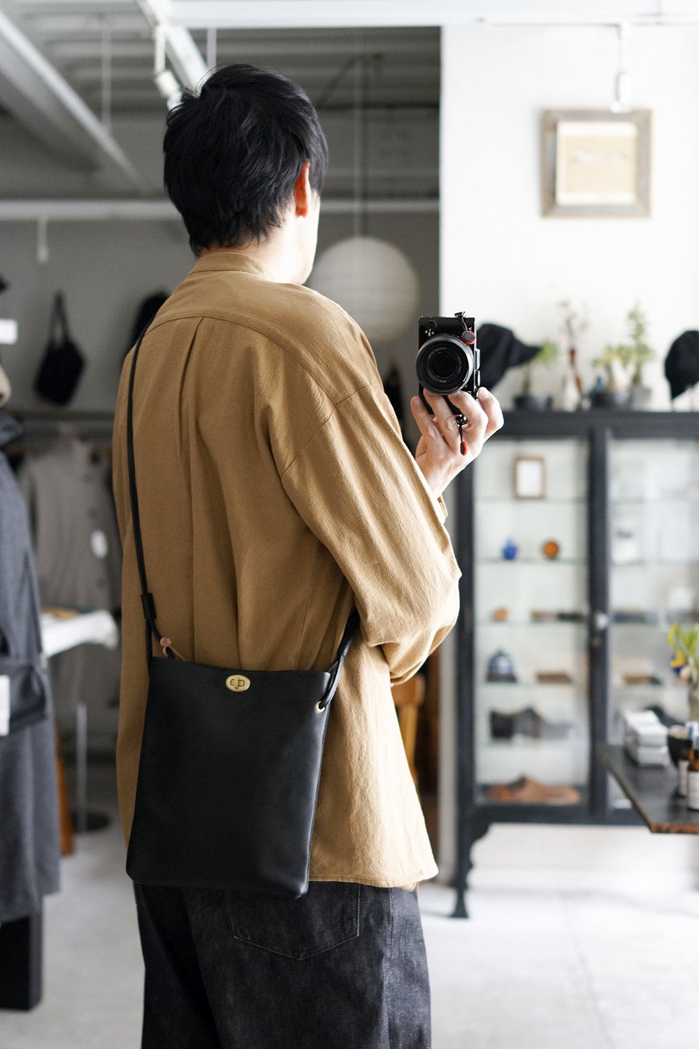 SLOW(スロウ) bono mini shoulder bag ブラック