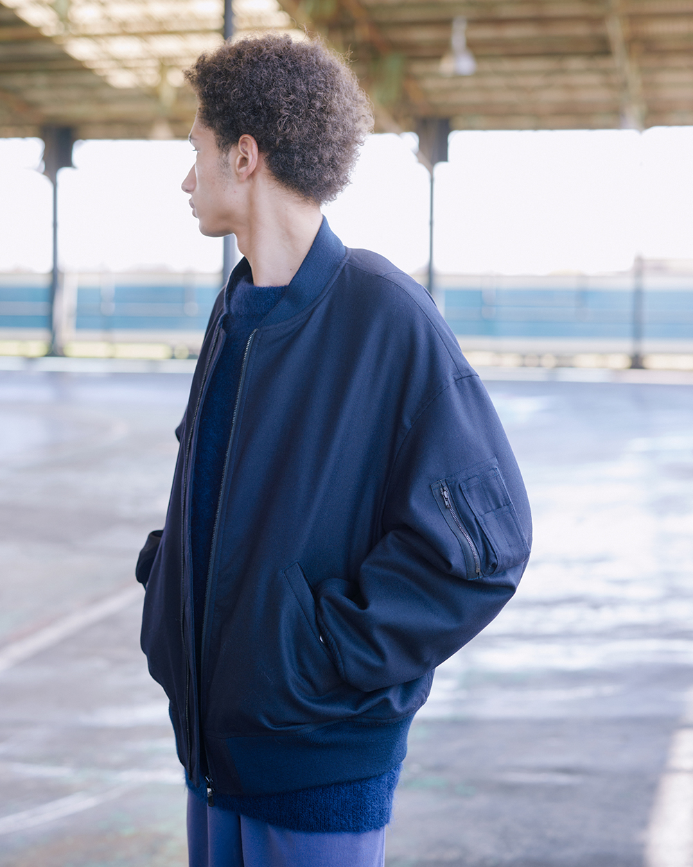 marka」PUFFED BOMBER JACKET | ANOTHER LOUNGE