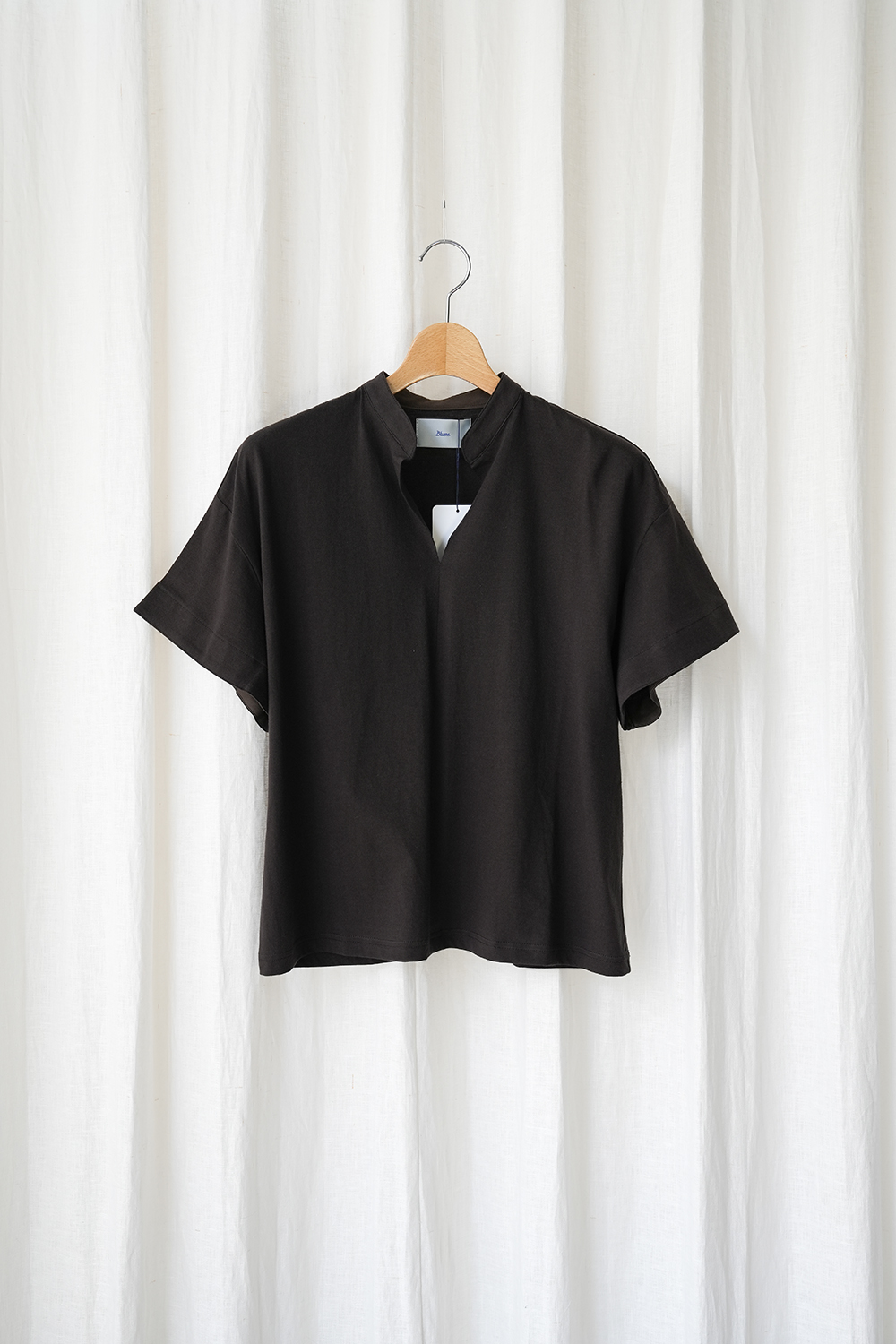 Basic Cotton Skipper Collar Top