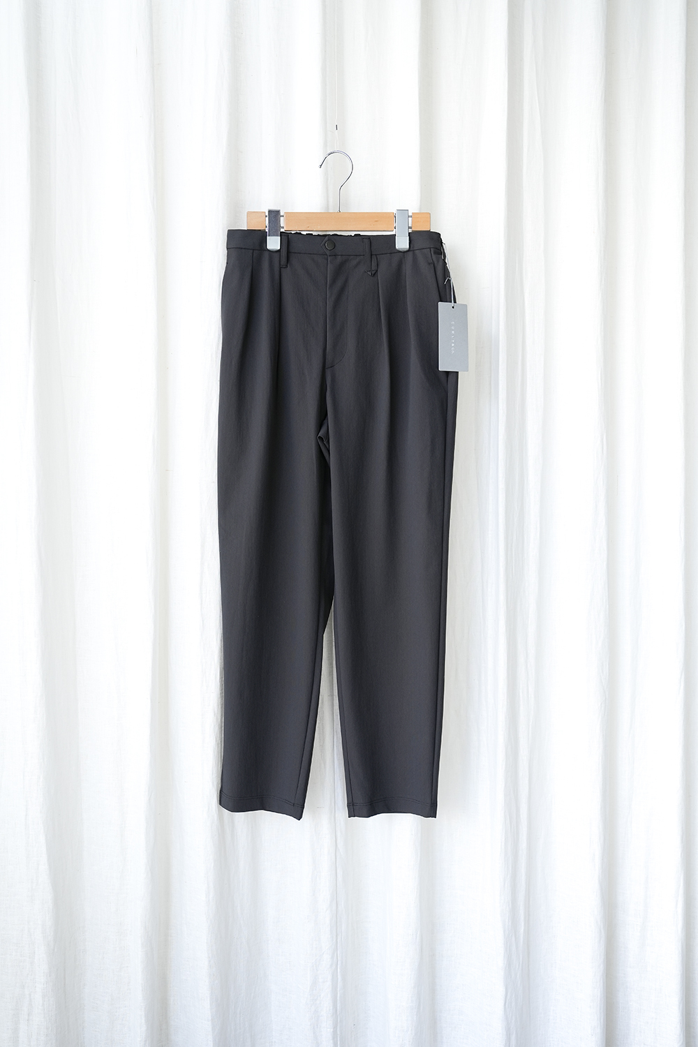 TRICOT TAPERED TROUSERS