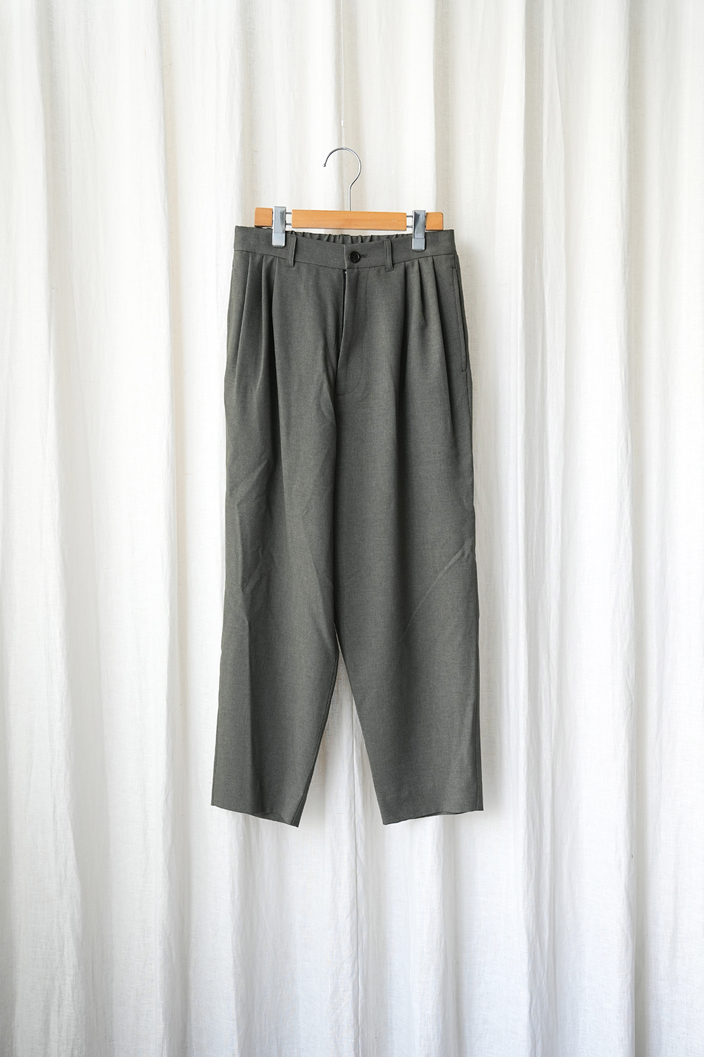 POLYESTER GABERDINE PANTS