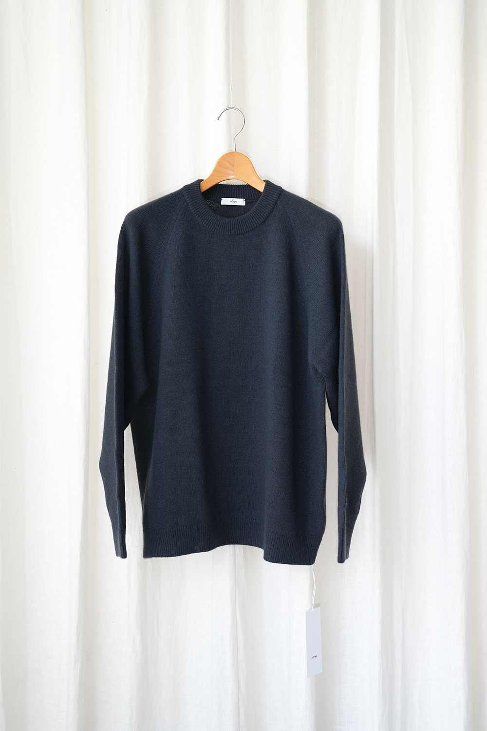 WOOL COTTON BRUSHED | CREWNECK SWEATER