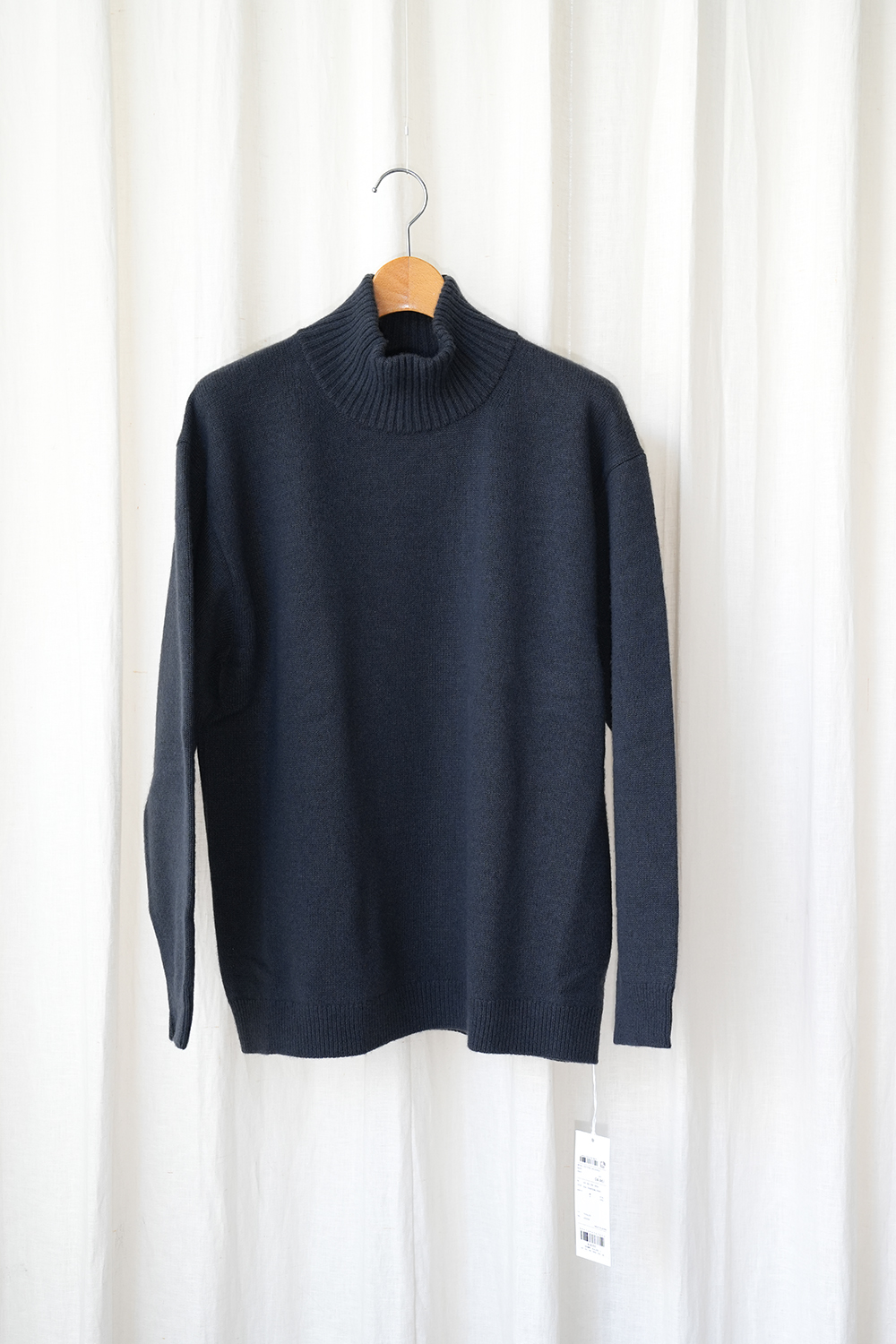 WOOL COTTON BRUSHED | HIGHNECK SWEATER