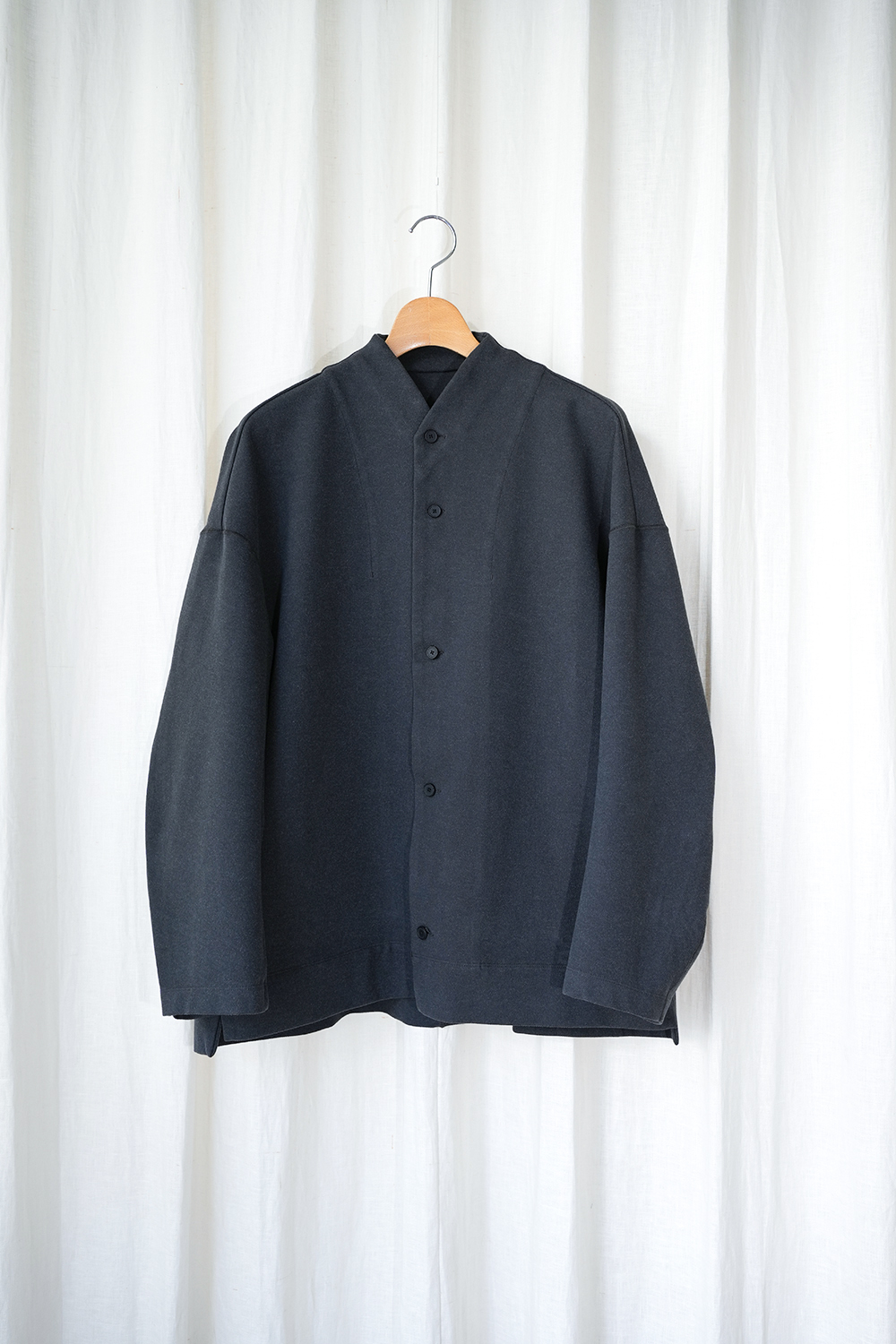 レーヨン＆ナイロン2WAYストレッチヘビージャージジャケット