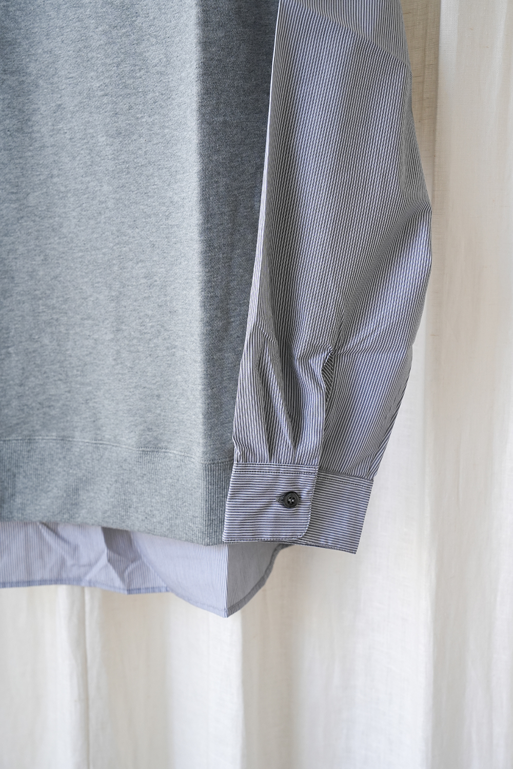 URAKE & MULTI STRIPE HYBRID SHIRT | ANOTHER LOUNGE