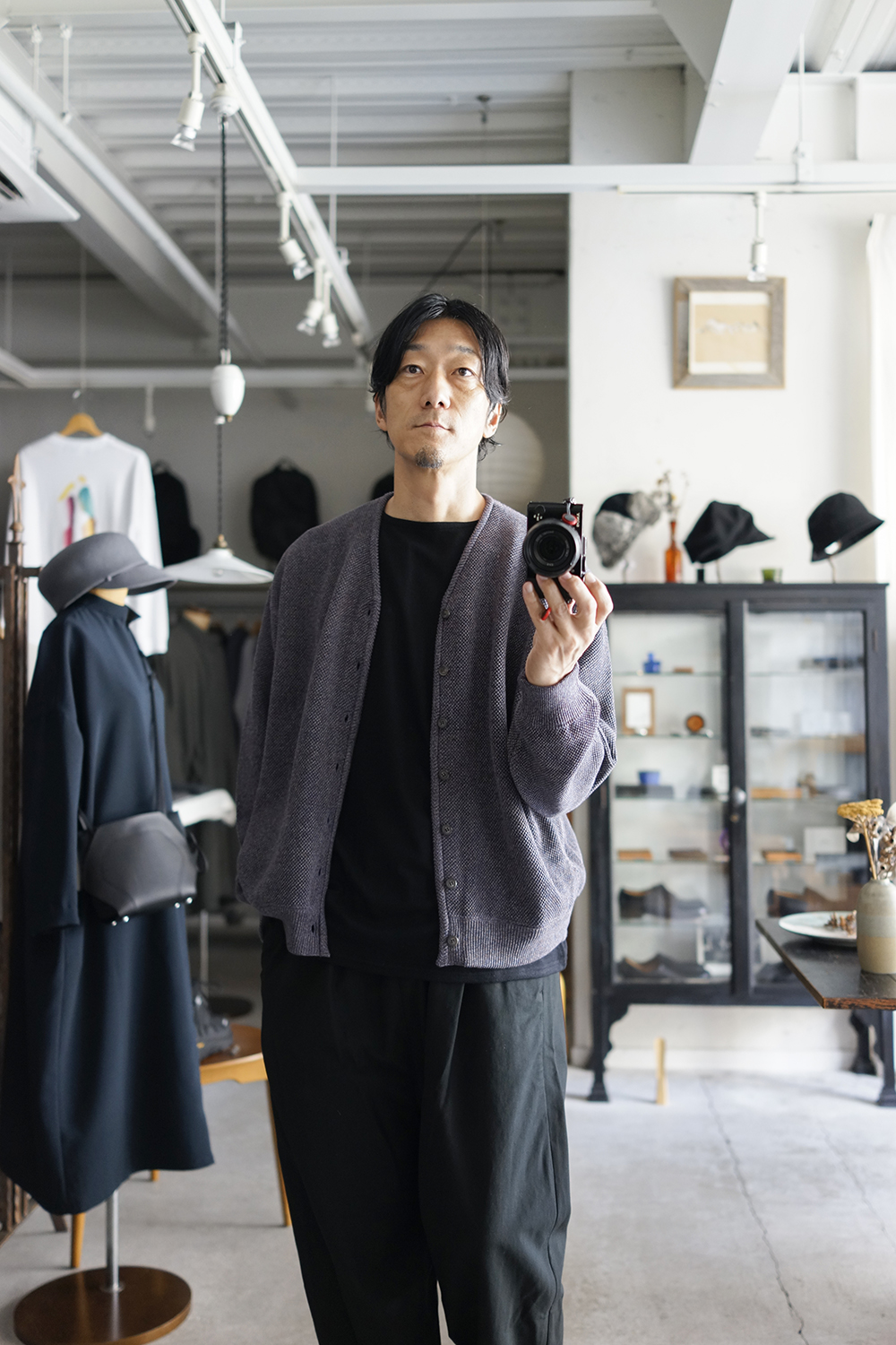 Moss Stitch V/N Cardigan | ANOTHER LOUNGE