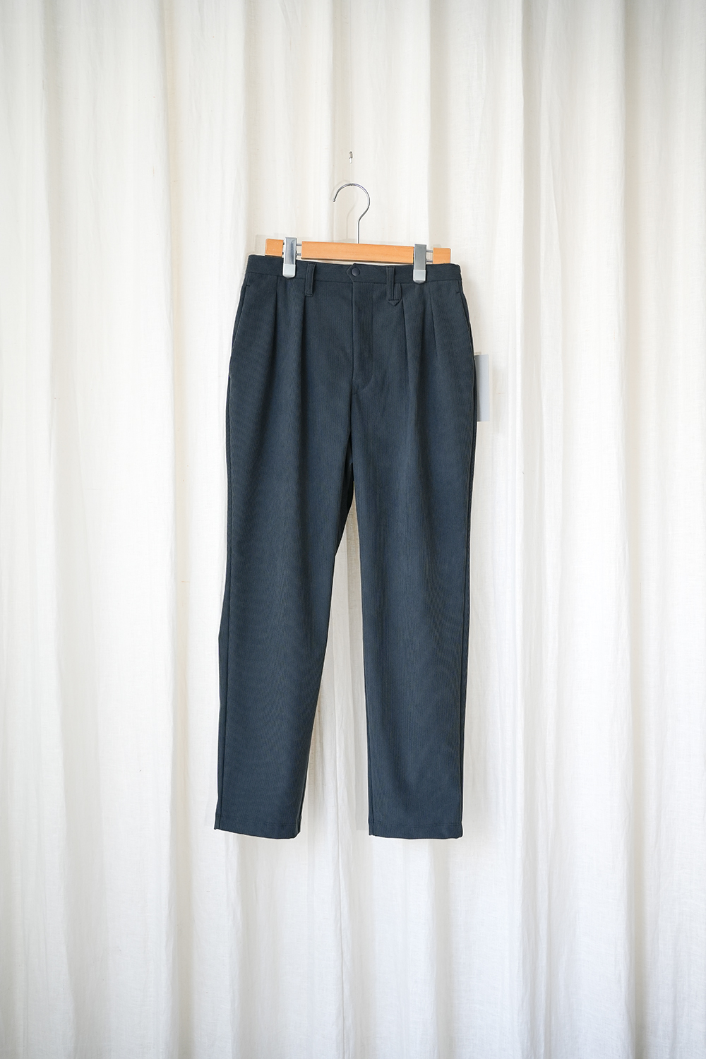 TRICOT CORDUROY TAPERED PANTS