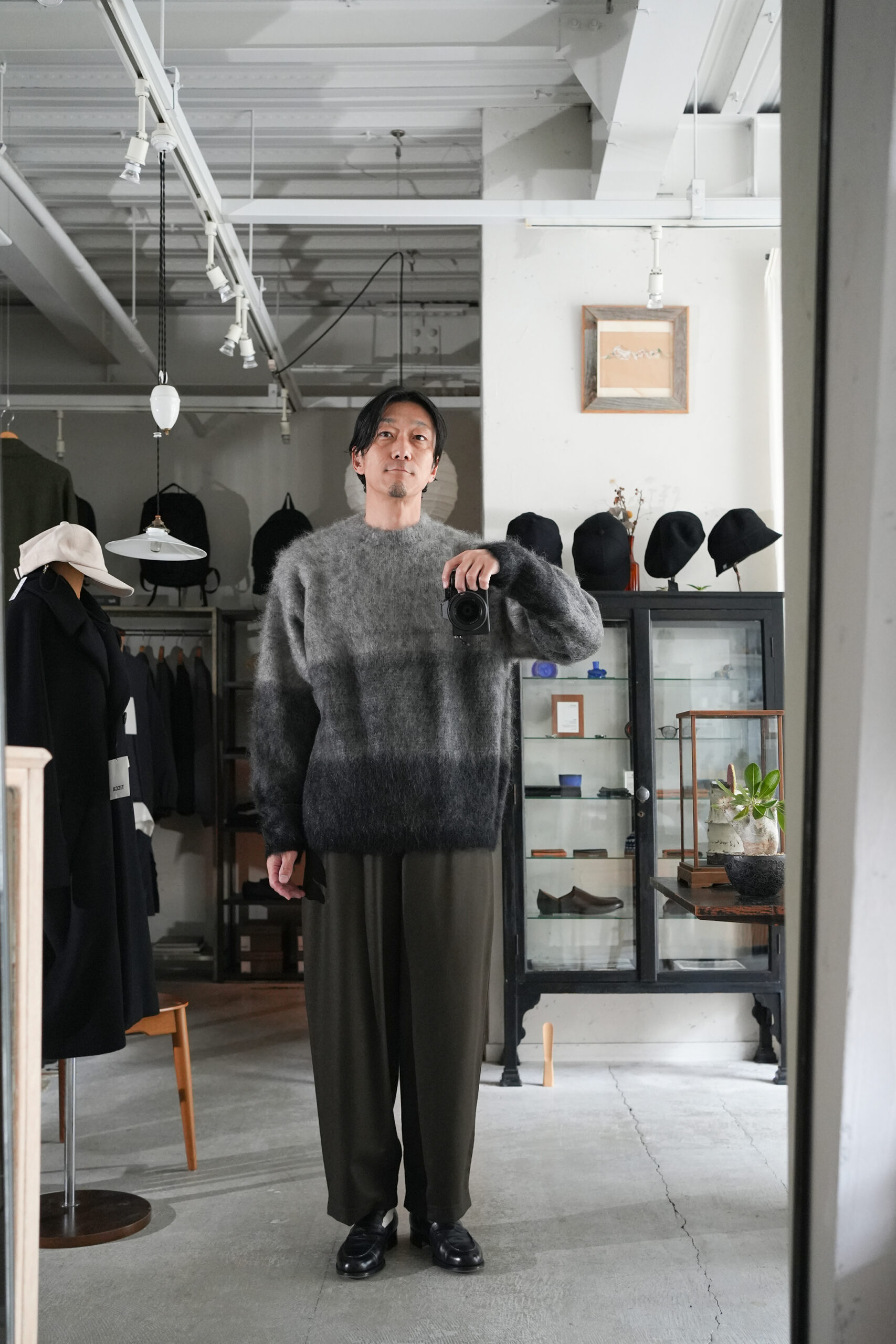 グラデーションモヘアクルーPO | ANOTHER LOUNGE