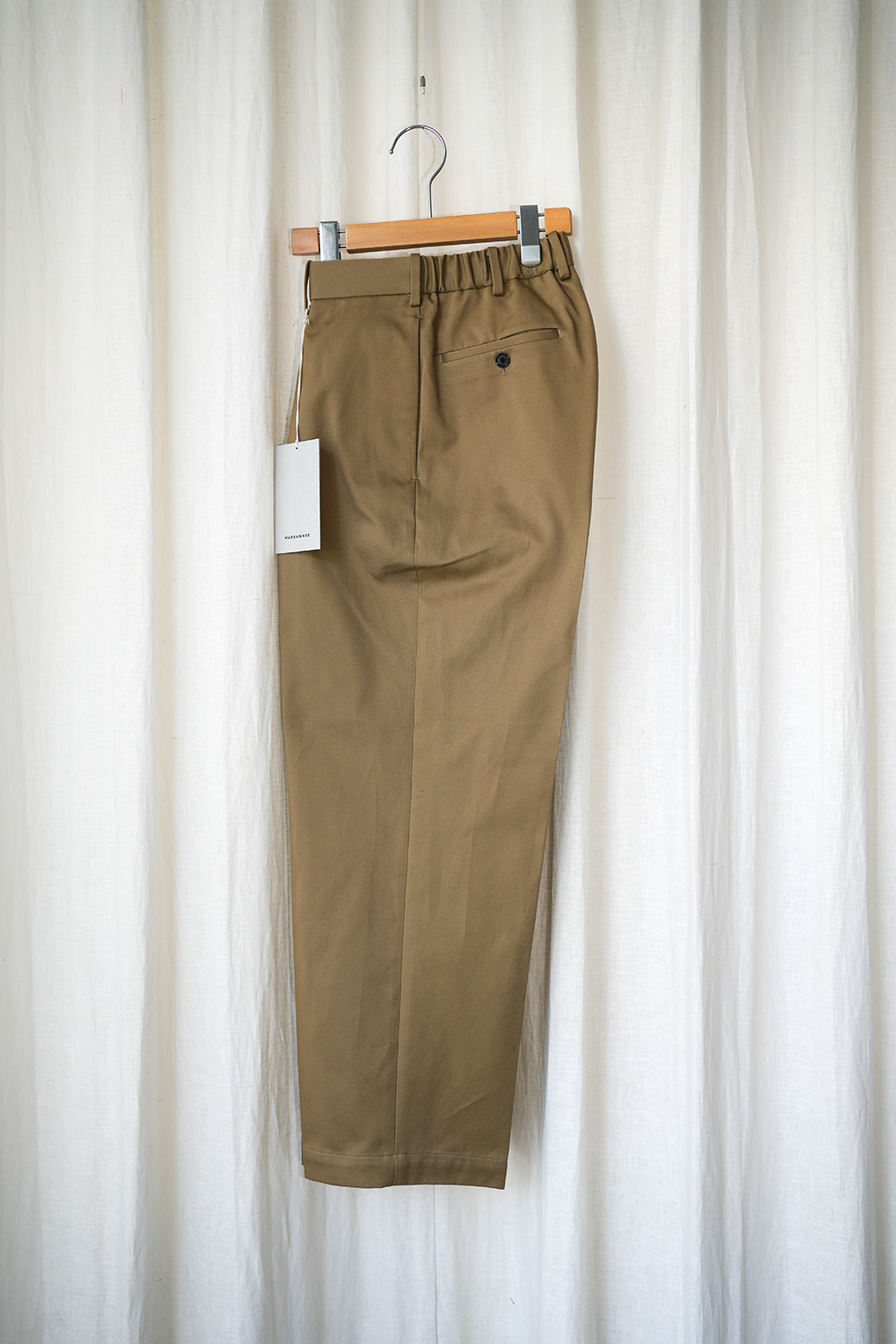 CLASSIC FIT TROUSERS ORGANIC COTTON 30/2 TWILL