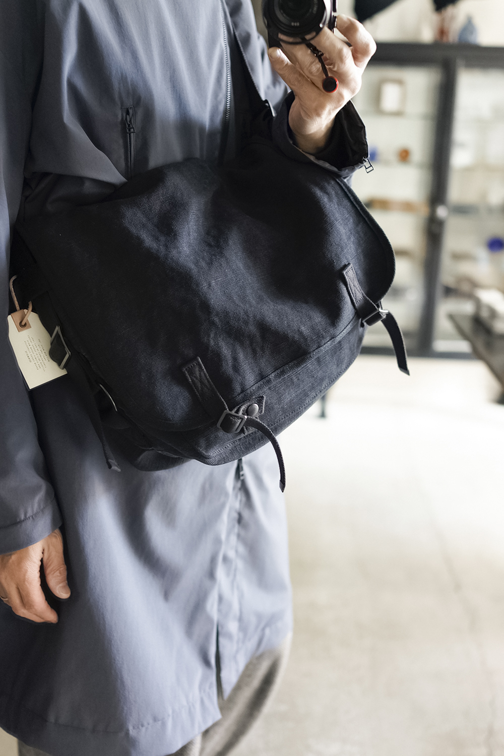 Gift |「SLOW」truck French army shoulder bag ＆ truck 2way