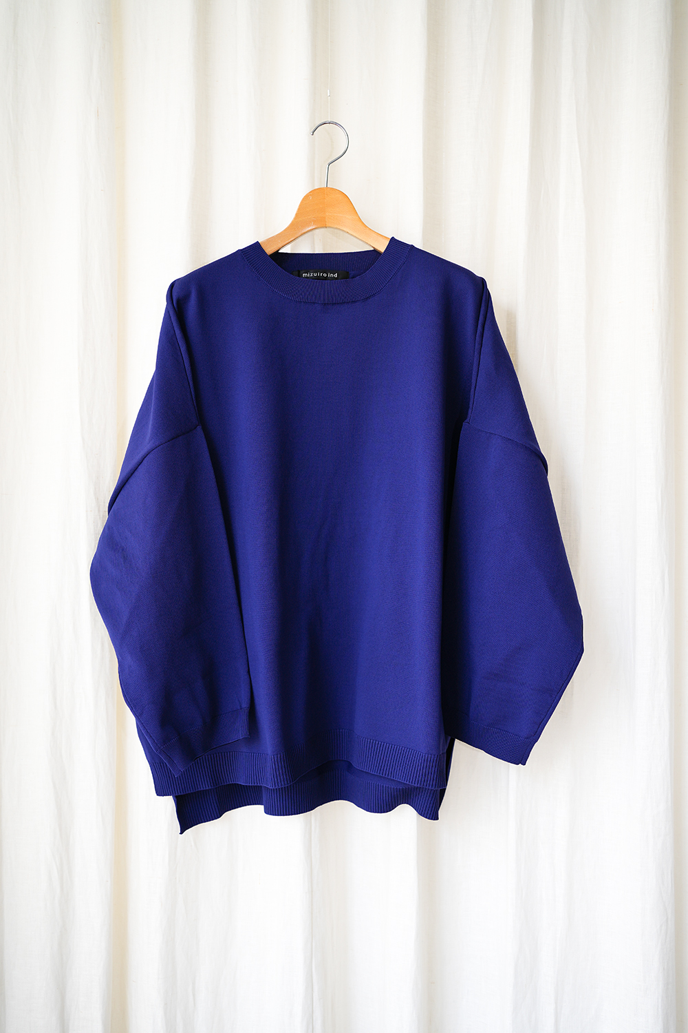 crewneck wide knitted PO