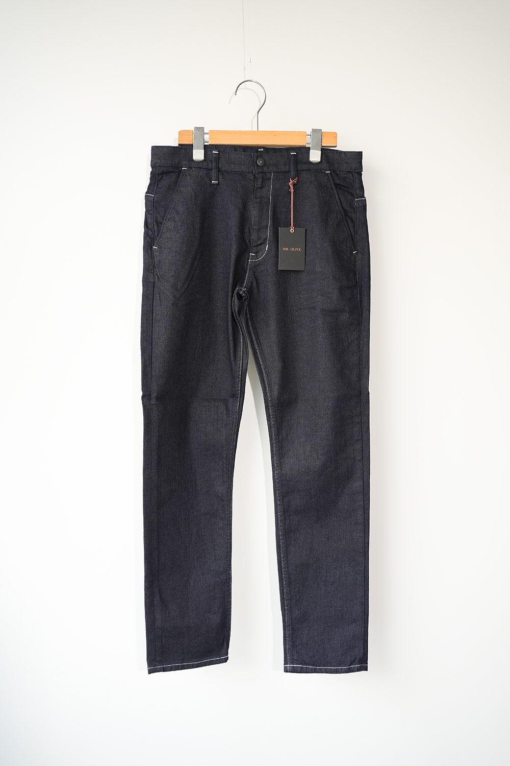 SUPER STRETCH DENIM ONE WASH SLIM PANTS