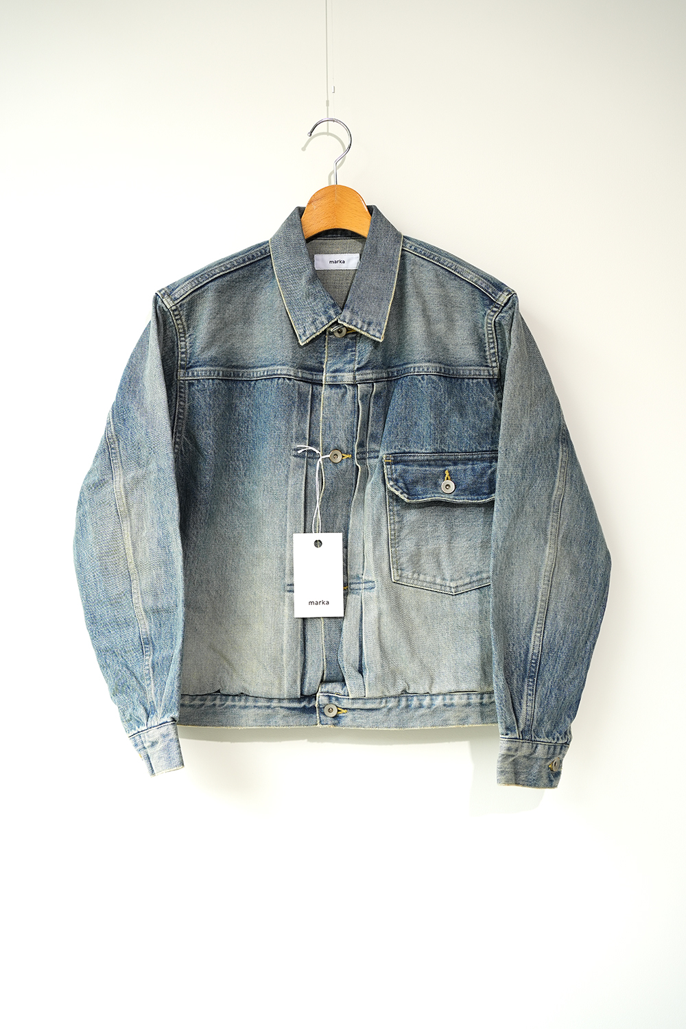 ORGANIC COTTON 13.5oz SELVEDGE DENIM NEW TYPE1 DENIM JACKET