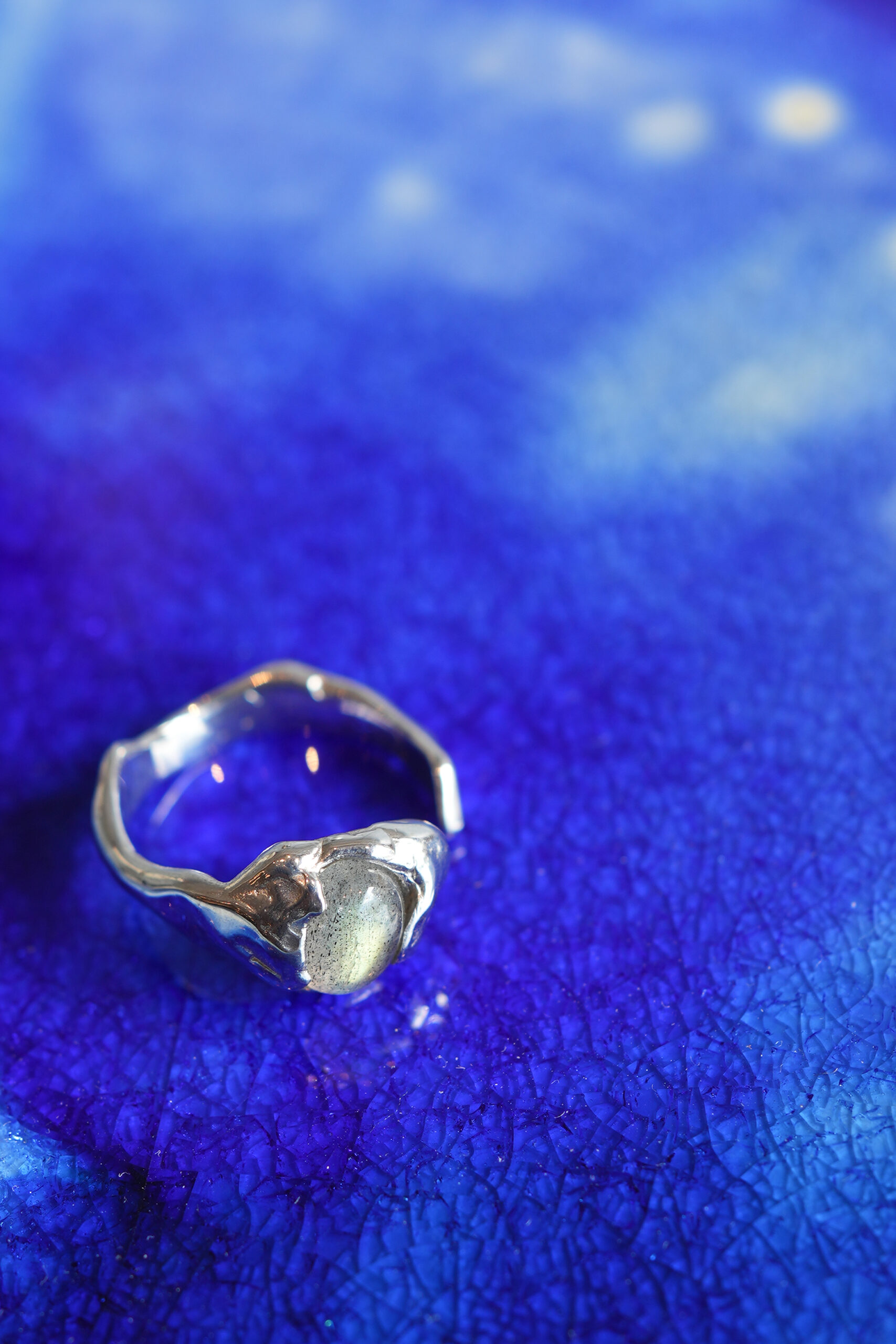 渓流02 (SV925/RD/Labradorite)リング
