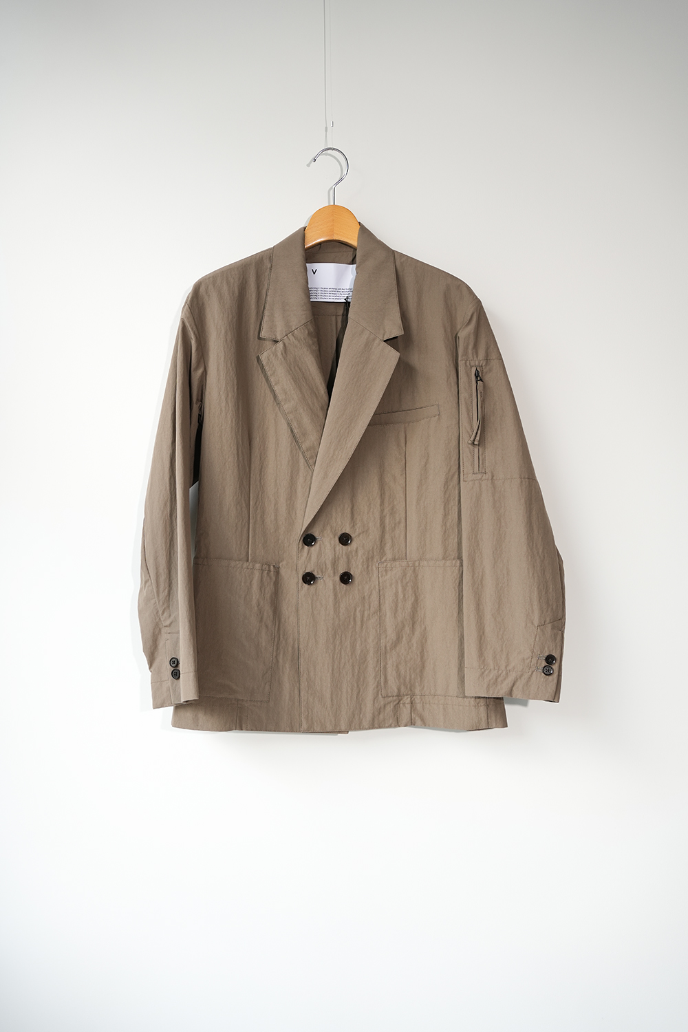 SUPIMA COTTON x NYLON TYPEWRITER JACKET