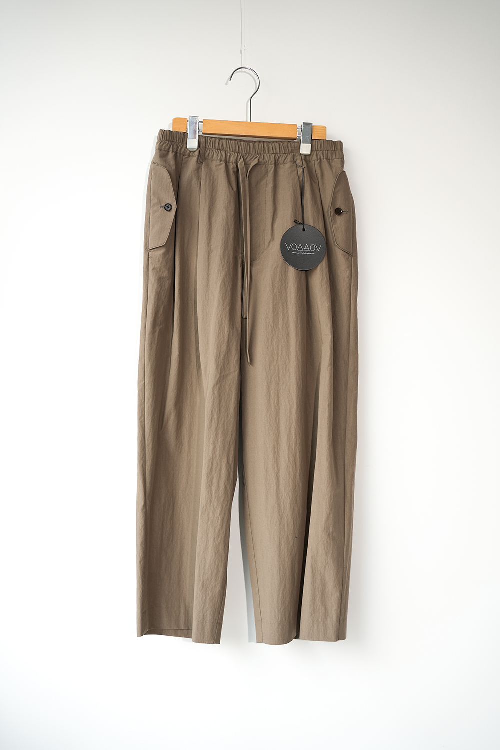 SUPIMA COTTON x NYLON TYPEWRITER PANTS