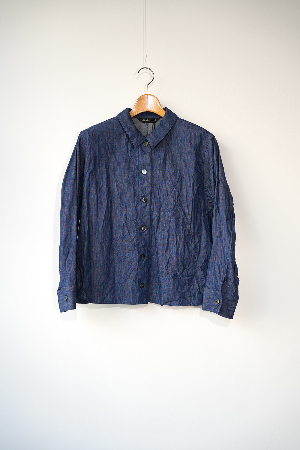 denim compact shirt