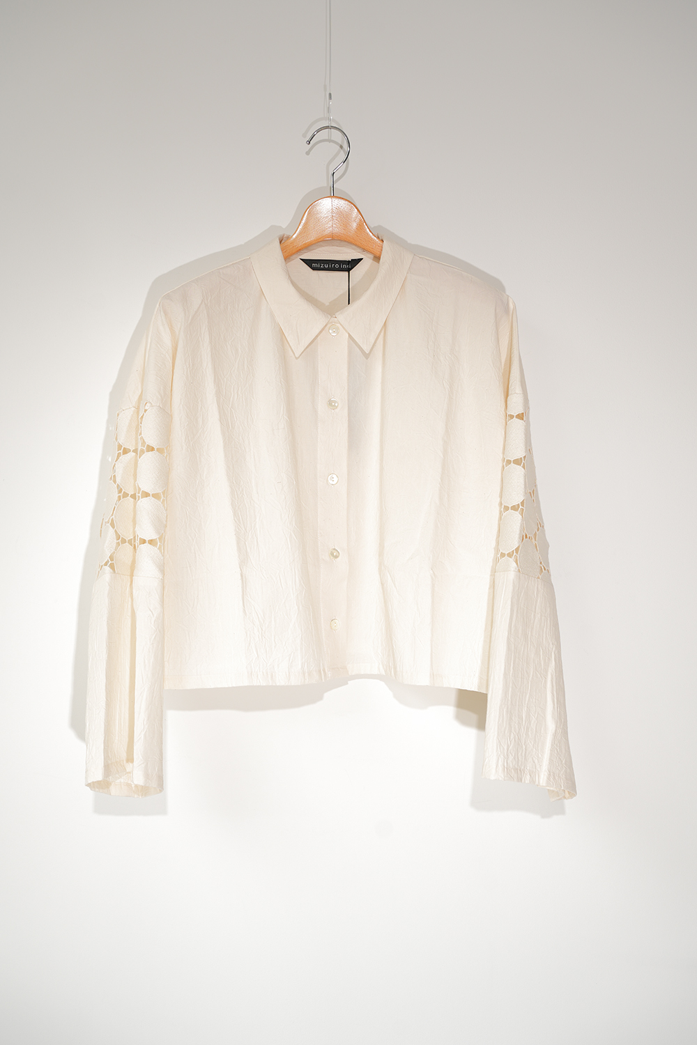 lace mix box shirt