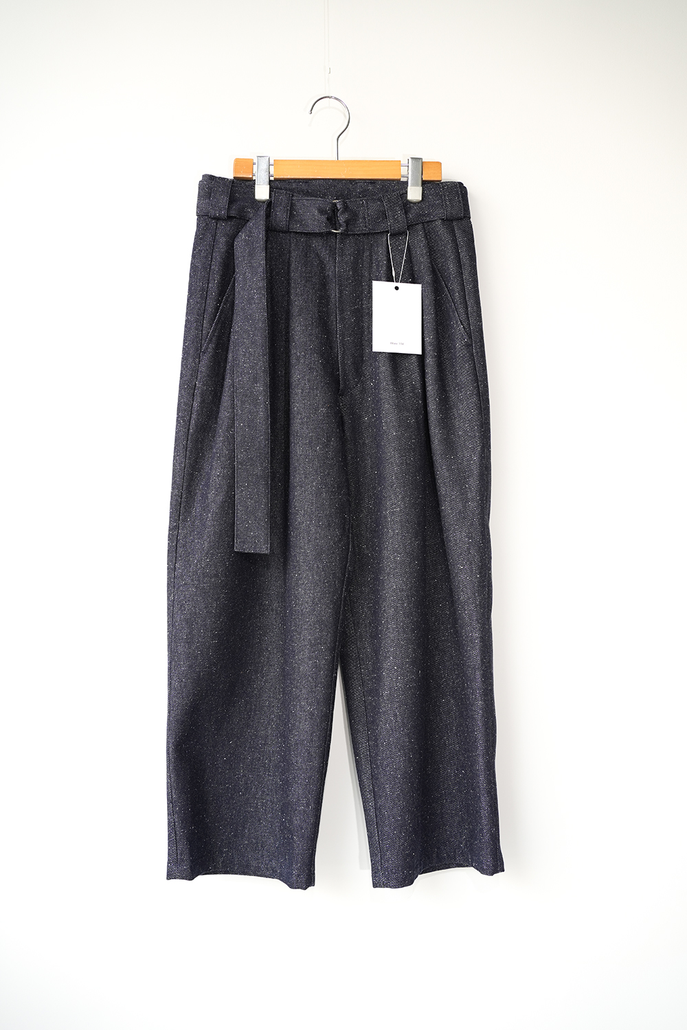 Silk Denim Wide Pants