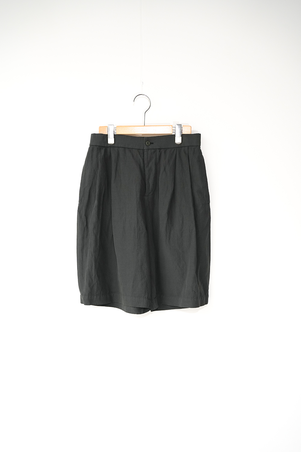 COTTON LINEN VOILE | TWO TUCKED EASY SHORTS