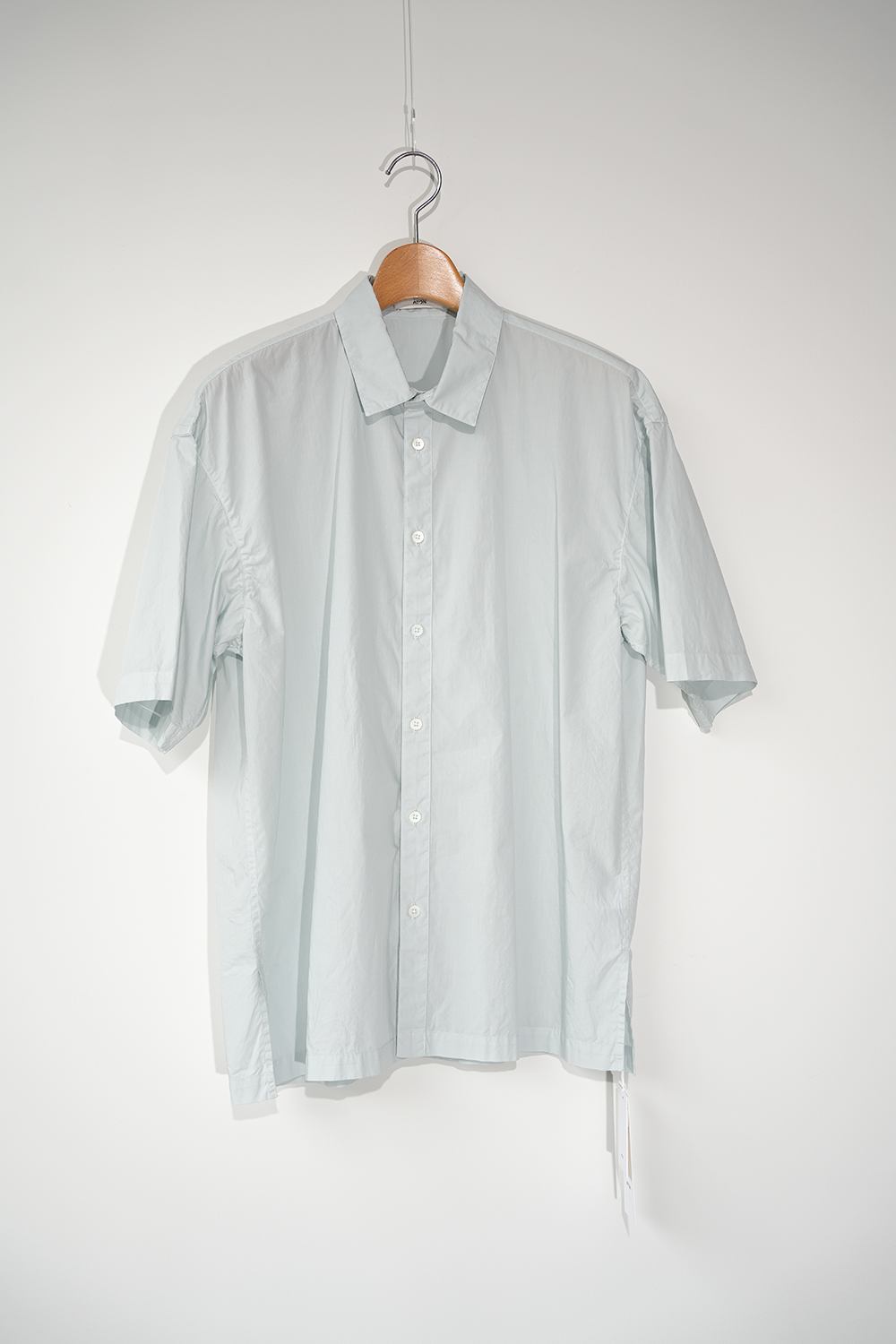 COTTON LAWN OVERSIZED SHORT SLEEVE SHIRT
