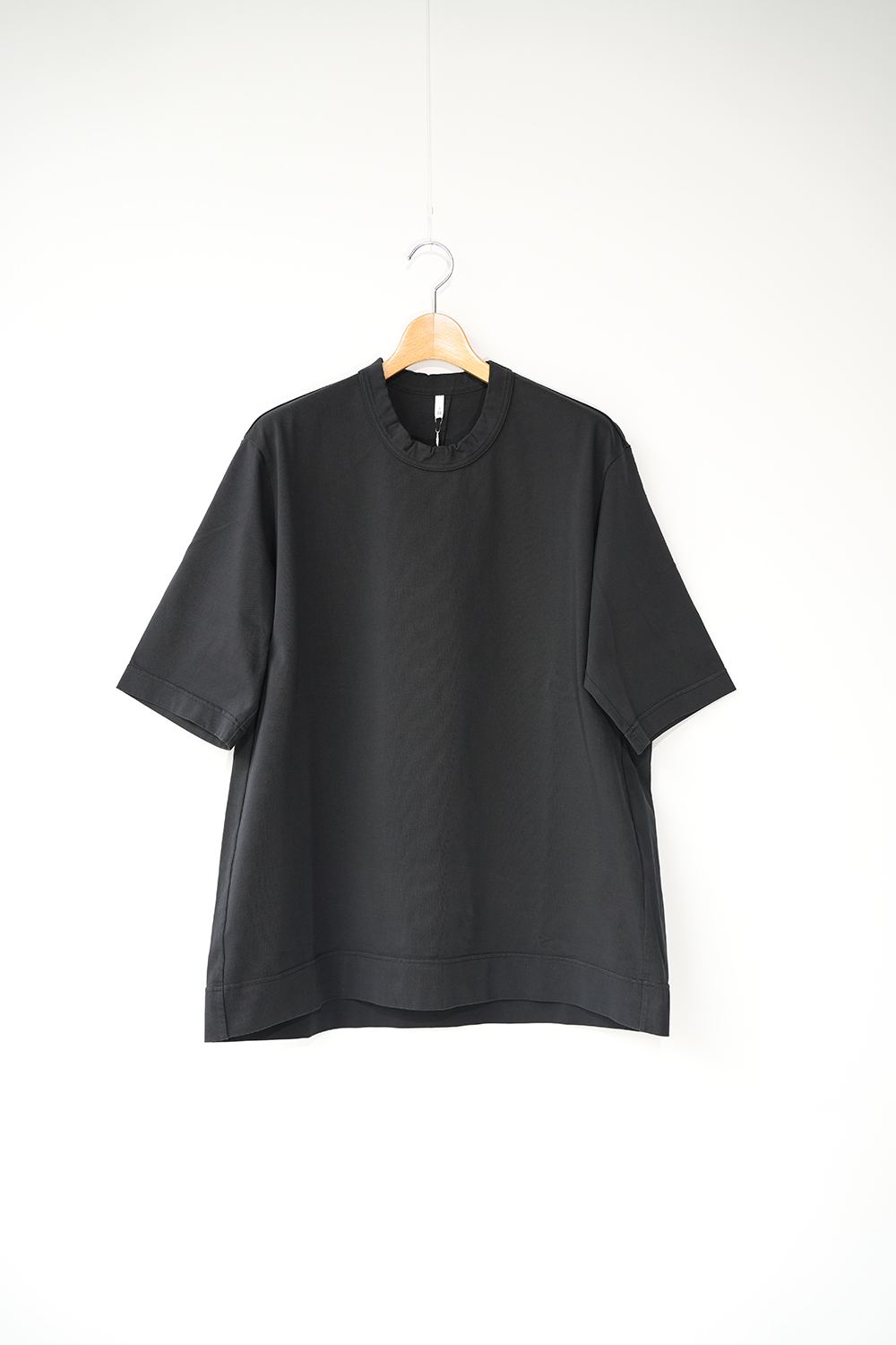 微強撚綿天竺クルーネックTシャツ