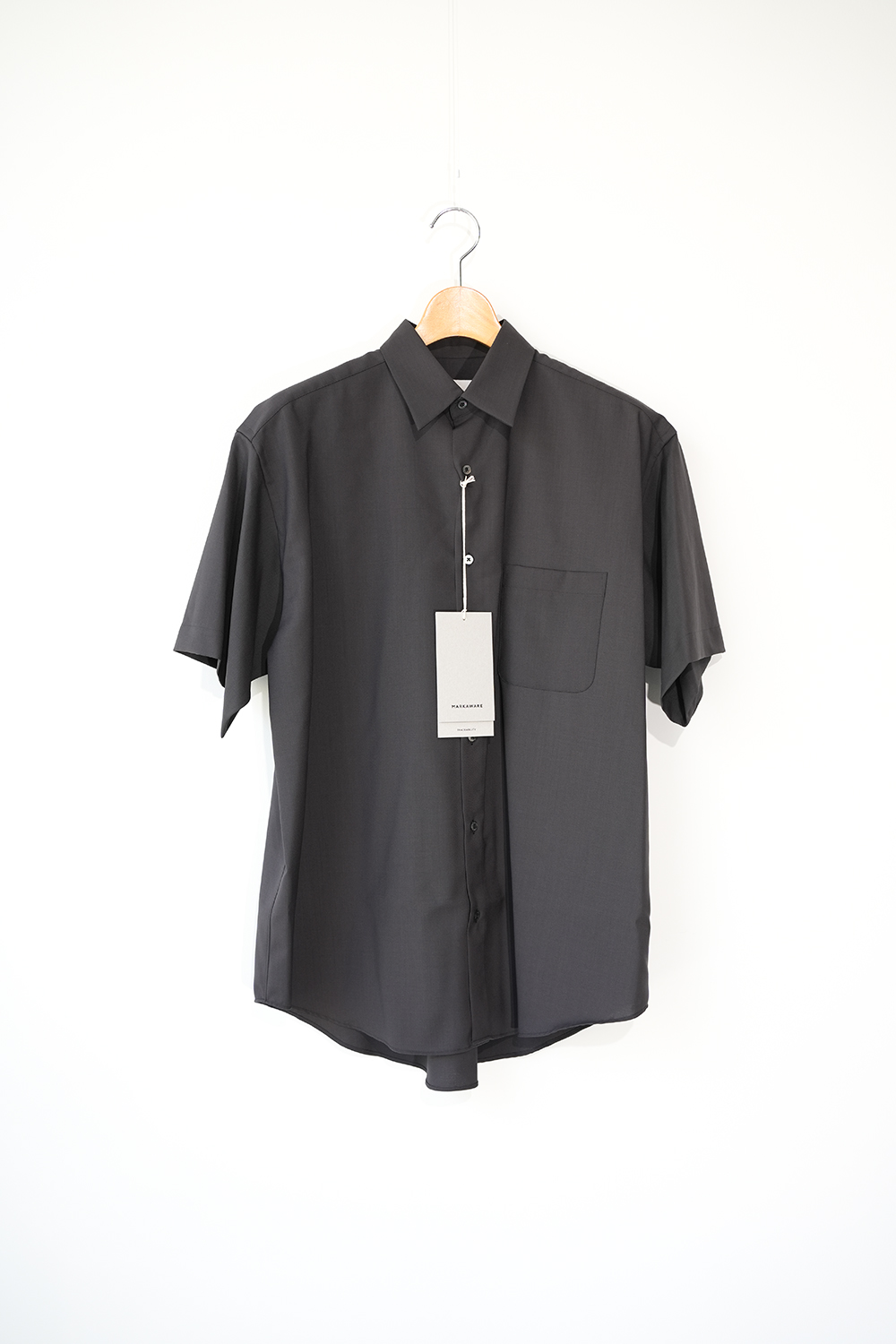 ORGANIC WOOL 2/80 TROPICAL COMFORT FIT S/S SHIRT