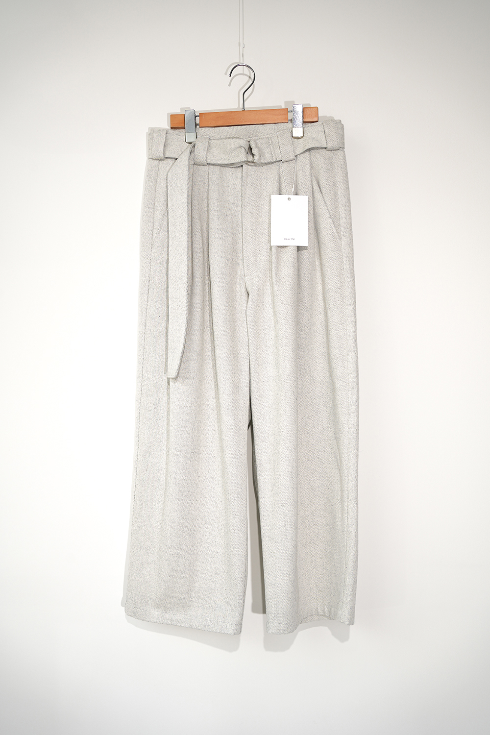 Recycling Cotton Denim Wide Pants