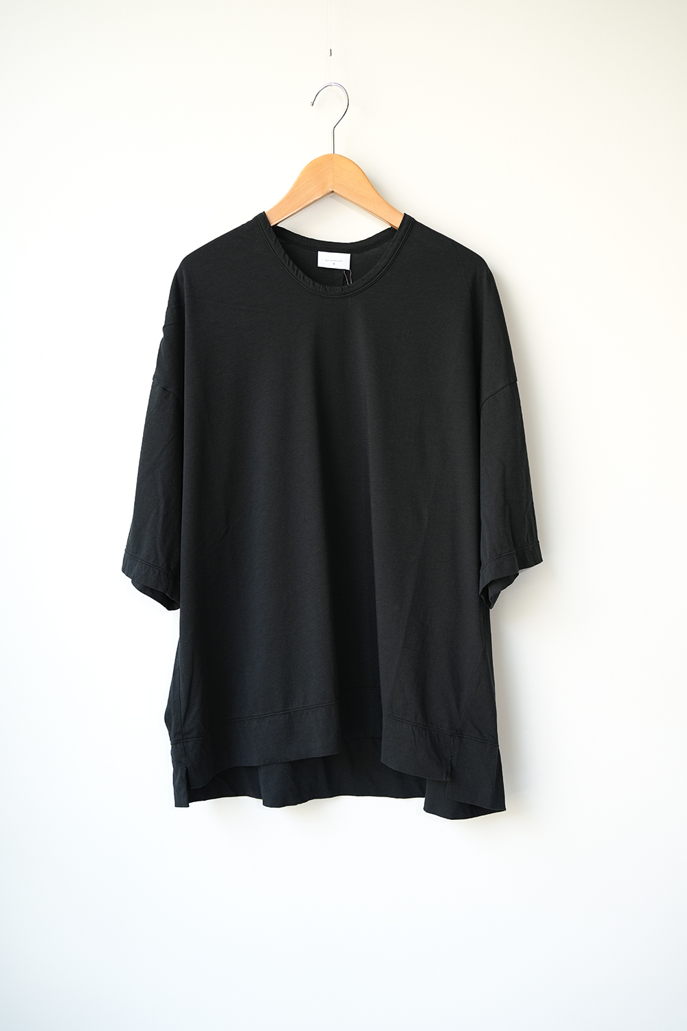 王妃綿天竺クルーネックTシャツ