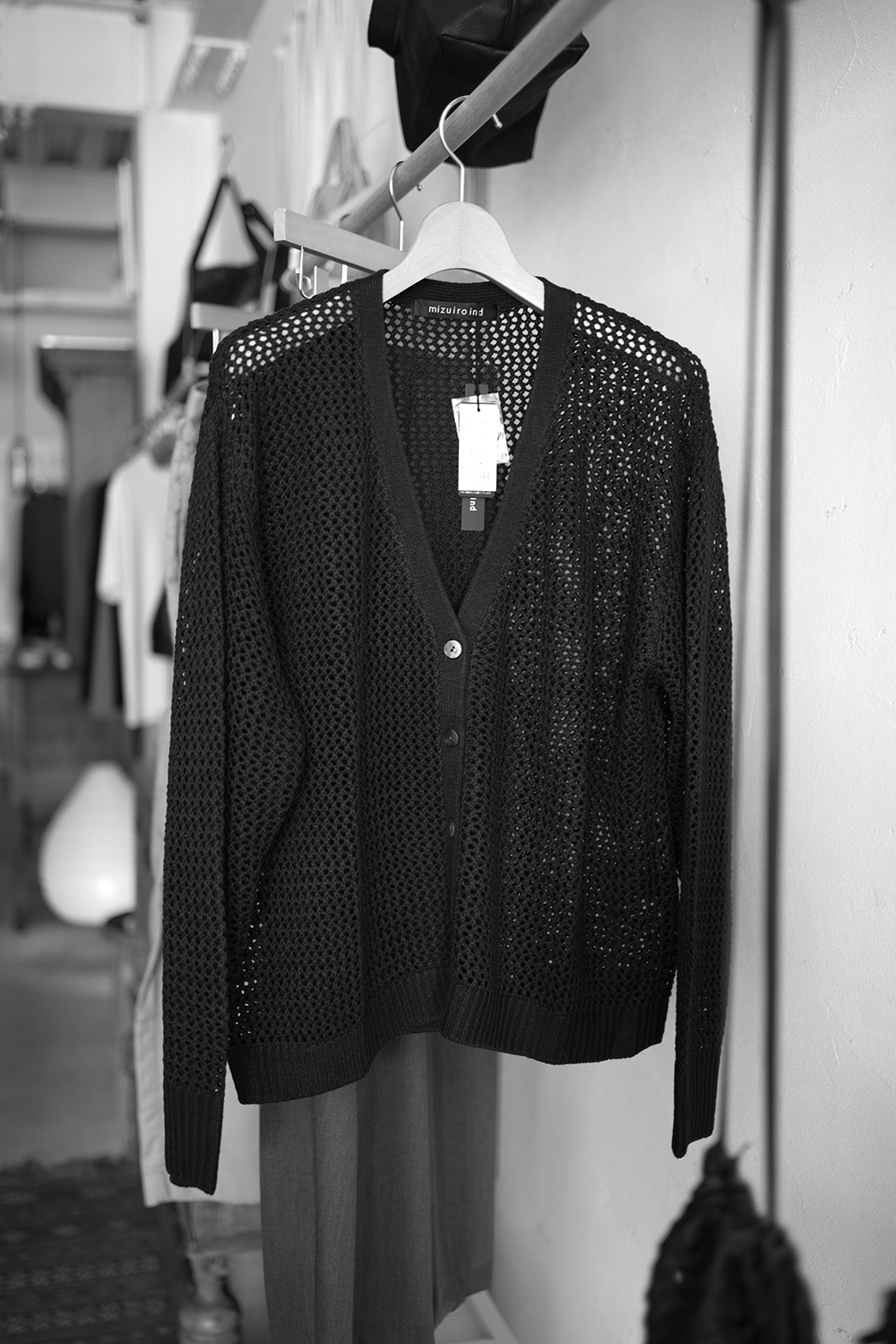 mesh V neck C/D