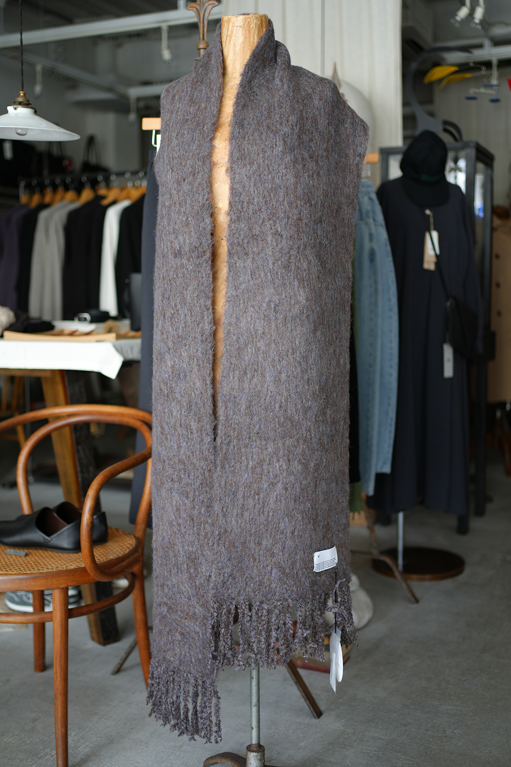 FULLERS TEASEL BRUSHED KNIT MUFFLER