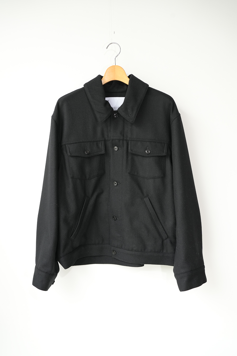 RECYCLED MELTON JACKET