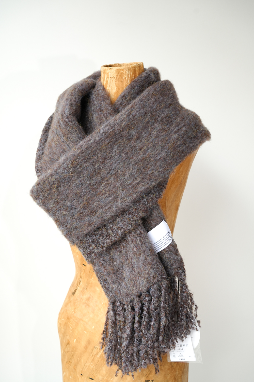 FULLERS TEASEL BRUSHED KNIT MUFFLER